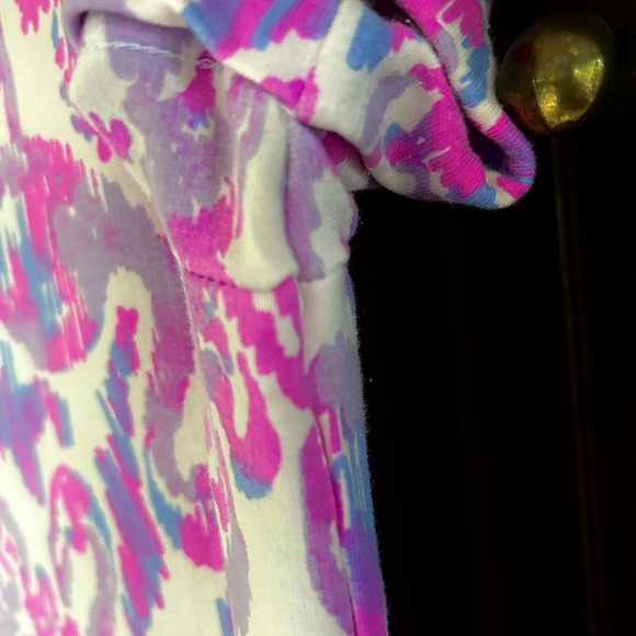 LILLY PULITZER Upf 50+ Tammy Dress Amethyst Beach Bathers French Terry | Size M - Picture 7 of 12